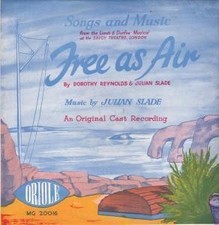 Free As Air Original Cst Recording LP vinyl UK Oriole 1957 flipback sleeve has
