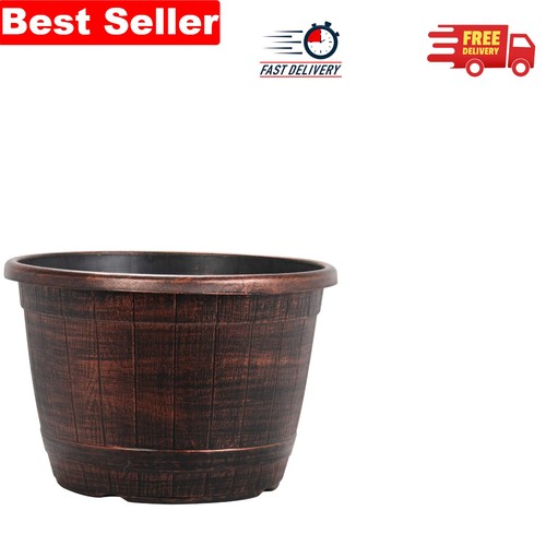 Elegant copper wooden barrel - elegant,