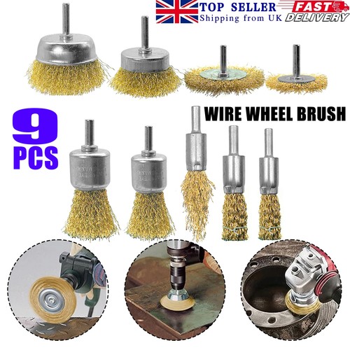 9pcs wire cup - cup, brush