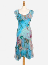 Capricorn vintage blue silk - capricorn,