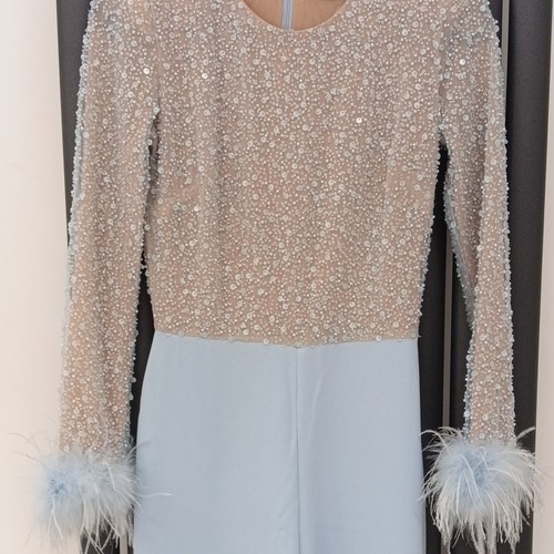 Nadine merabi blue mesh - blue,