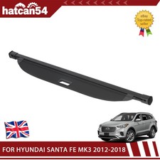 FOR HYUNDAI SANTA FE MK3 2012-2018 PARCEL SHELF BOOT LOAD COVER BLK 5 SEATER NEW