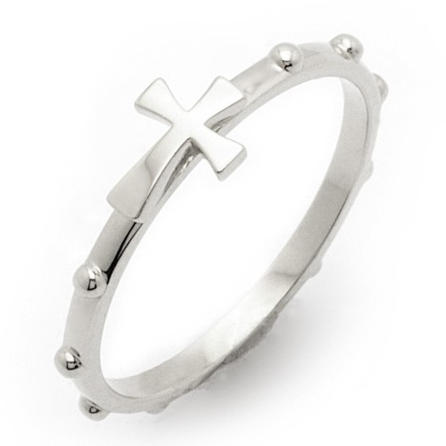 Rosary ring rs235 925 sterling - 925,