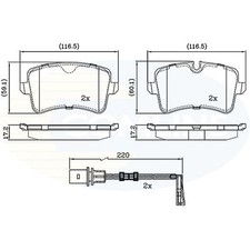 Brake Pads Set For Audi A7 4G