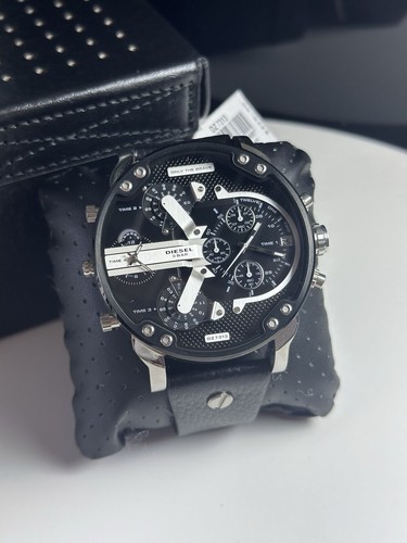 Diesel dz7313 black - black, leather