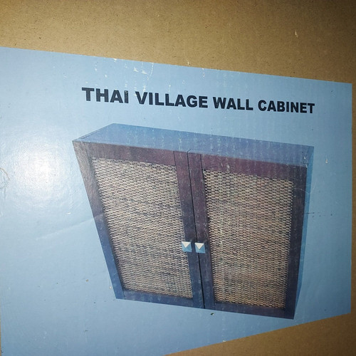 Thai village wall bathroom