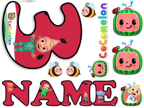Cocomelon inspired name and - cocomelon,