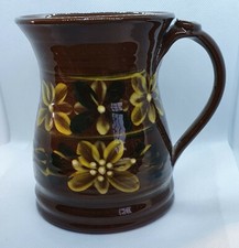 HASELEY MANOR ISLE OF WIGHT STUDIO POTTERY LARGE TANKARD IOW