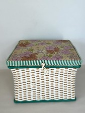 Vintage Sewing Basket With