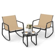 3 Piece Patio Rocking Set 2