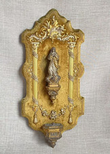 Antique c1870 Altar Holy Water