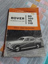 Rover P4 80 100 95 110 1959 on Olyslager Owners Workshop Manual Handbook