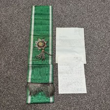 Ancient Order of Foresters Sash with Badges by George Tutill London RY