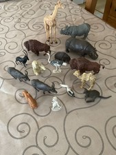 Britains vintage zoo animals & keeper figure lot of 16