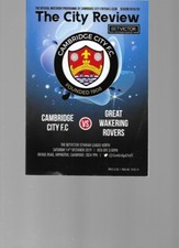 PROGRAMME - CAMBRIDGE CITY v