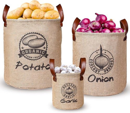 Potato and onion storage - storage, bags