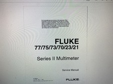 Fluke  77 75 73 Series 2