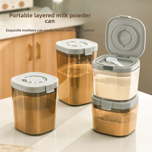 1pc reusable milk powder jar - 1pc,