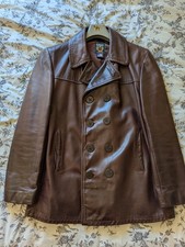 Schott 640f USA leather pea