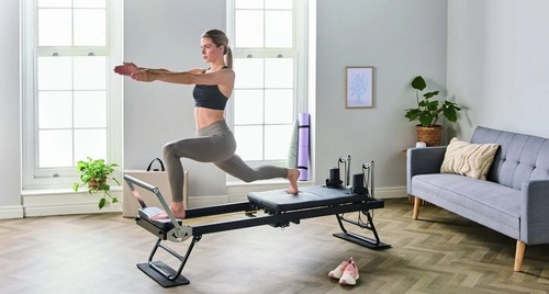 Aldi pilates reformer stretch - reformer,