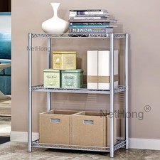 3 Tier Metal Chrome Wire Rack