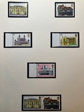 Queen Elizabeth ii 1975 Architectual Heritage MNH GB postage stamps