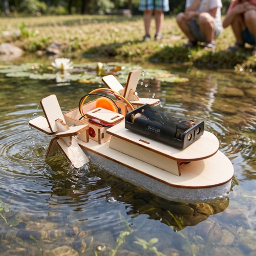 Paddlewheel boat kit - paddlewheel,