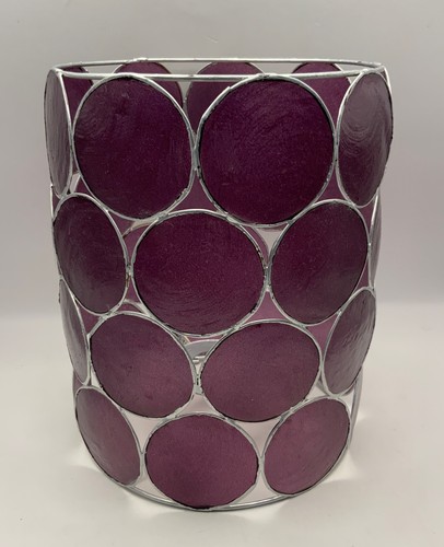 Capiz shell lightshade purple - shell,