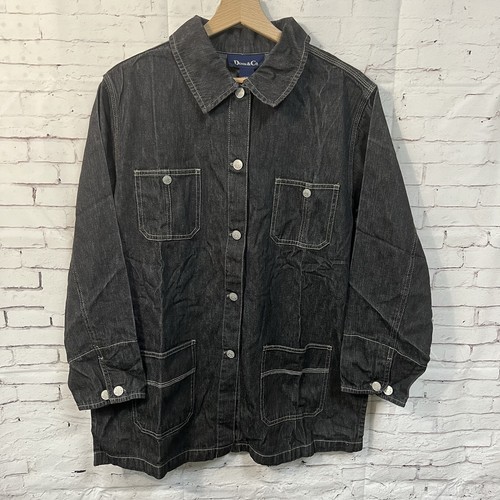 Nwt denim black jean - &,