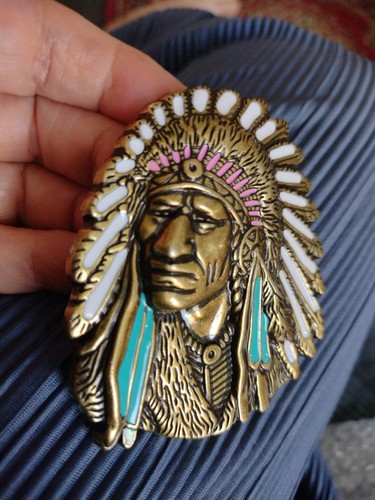 American indian chief - chief, metal