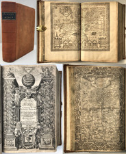 1639 KING JAMES HOLY BIBLE Old New Testament Apocrypha Speed's GENEALOGIES & MAP
