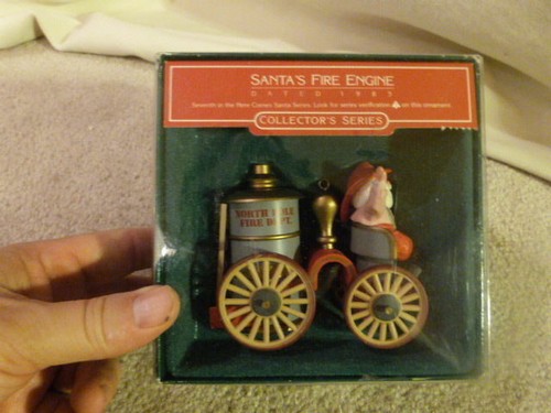 Hallmark santa fire engine - hallmark,