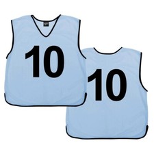 Personalised Front and Back Number Sports Football Soccer Rugby Training Bibs