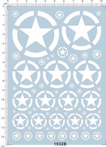 72 us army star - 1/16,