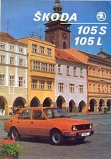 Skoda 105S 105L Dutch market sales brochure