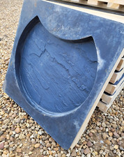 Paving Slab Moulds Concrete Paver Riven OldYork 450mm Cresent Stepping Stone