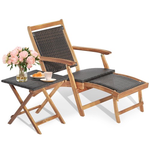 Folding patio lounge - folding,