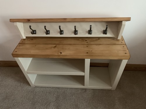 Rustic shoe bench boot - rustic,