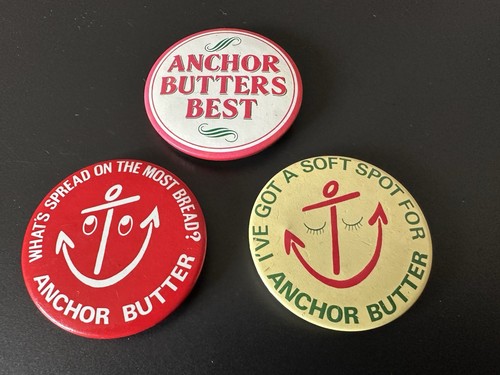 Vintage anchor butter pin - x,