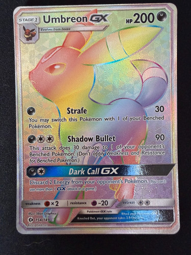 Pokemon umbreon 154 149 - gx, 154/149