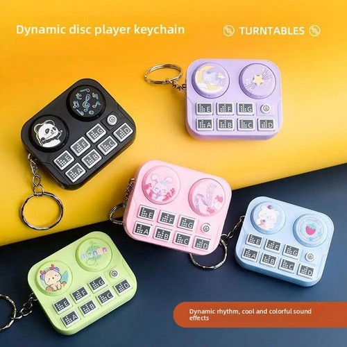 Toy keychain mini - dj, music