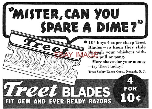 1937 advert for treet - advert, safety