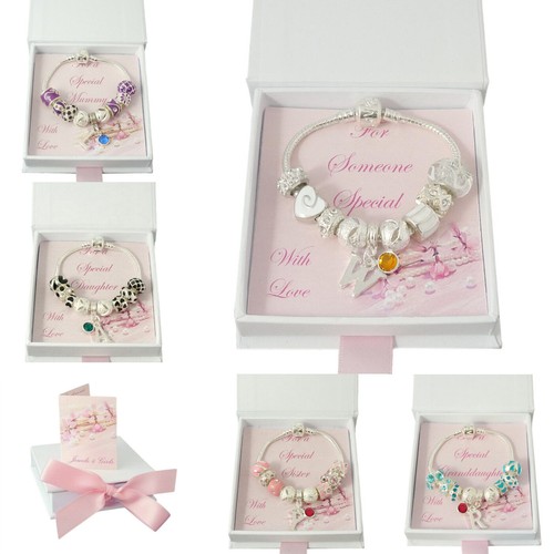 Birthstone bracelet with - birthstone,