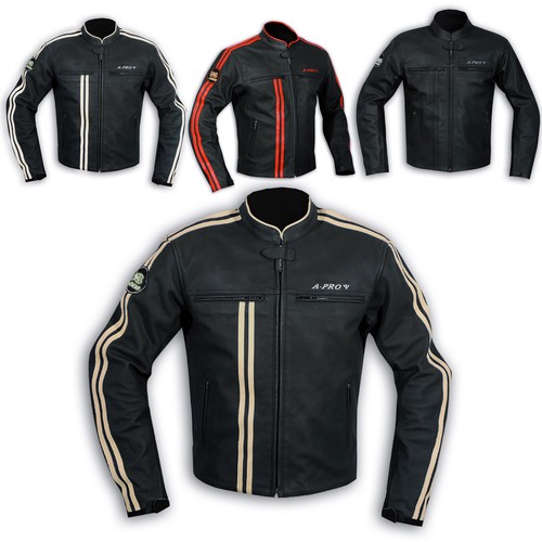 Jacket leather mens biker - jacket,