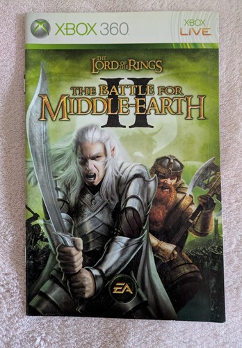 Xbox 360 manual only lord - manual, of