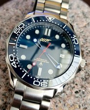 James Bond 007 'Casino Royale' Seiko TMI NH35A Automatic Movt Blue Watch 10ATM