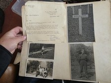ORIGINAL WW2 PHOTOS & DEATH LETTER FROM THE WAR OFFICE Pte CLIFFORD FRANCE