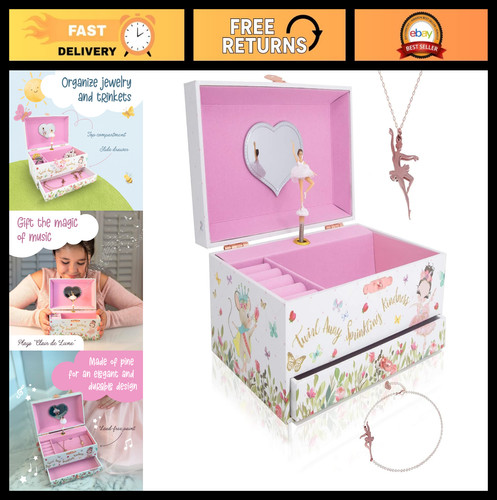 Musical ballerina jewelry box - ballerina,