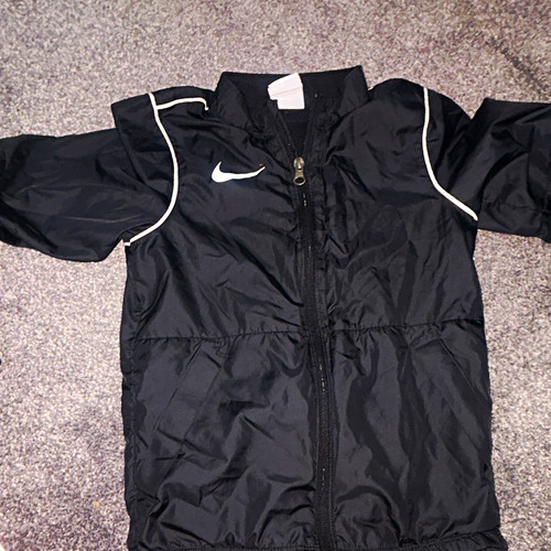 Nike boys black full zip - black, woven