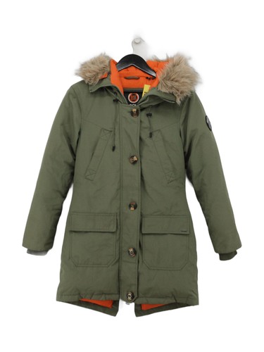 Superdry parka jacket green - superdry,